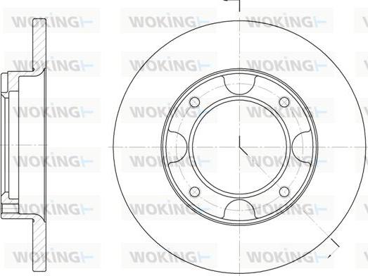 Pemebla JAPDP-408 - Bremžu diski www.autospares.lv