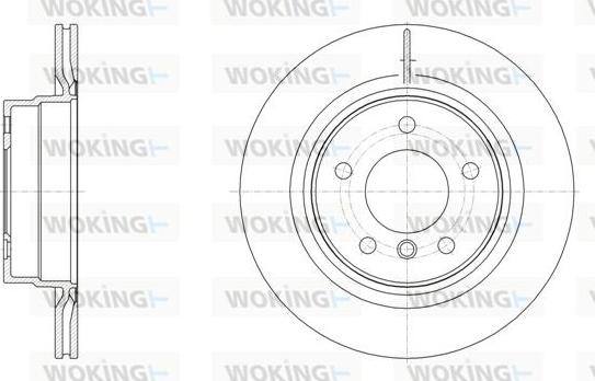 Woking D61495.10 - Bremžu diski autospares.lv