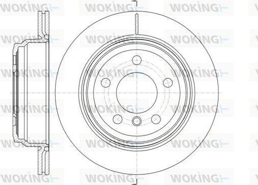 Woking D61453.10 - Bremžu diski autospares.lv