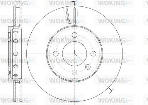 Woking D61484.10 - Brake Disc www.autospares.lv