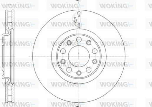 Woking D61427.10 - Bremžu diski www.autospares.lv