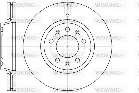 Woking D61052.10 - Bremžu diski www.autospares.lv