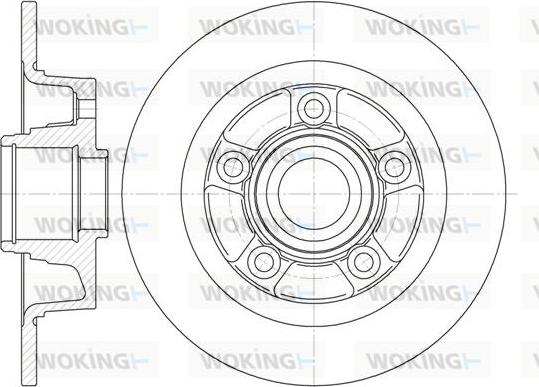 Woking D61115.00 - Bremžu diski www.autospares.lv