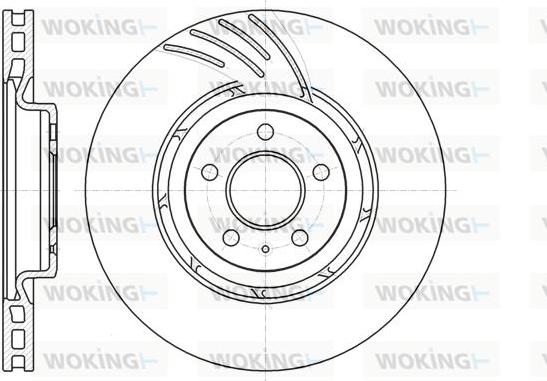 Woking D61111.10 - Тормозной диск www.autospares.lv