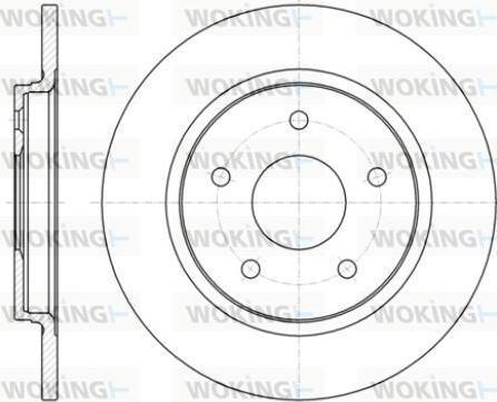 Woking D61394.00 - Bremžu diski autospares.lv