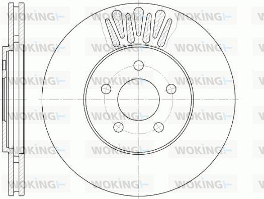 A.B.S. 16726 - Bremžu diski www.autospares.lv