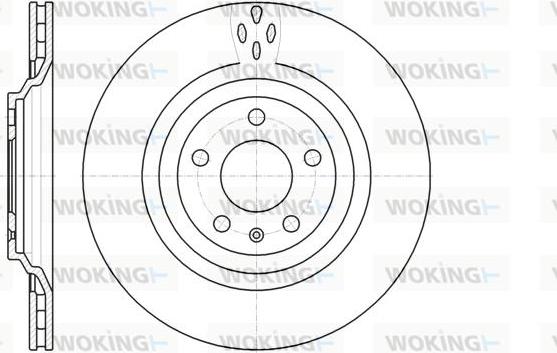 Woking D61309.10 - Bremžu diski www.autospares.lv