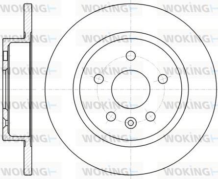 Woking D61316.00 - Bremžu diski www.autospares.lv