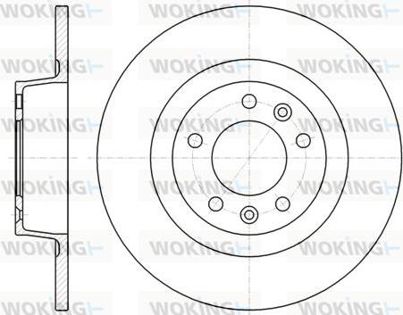 Woking D61312.00 - Bremžu diski www.autospares.lv