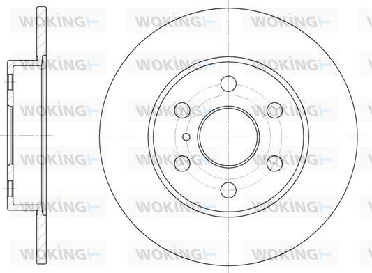 Woking D61258.00 - Bremžu diski autospares.lv