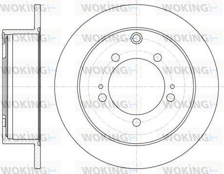 SAKURA 605-50-4272 - Bremžu diski www.autospares.lv