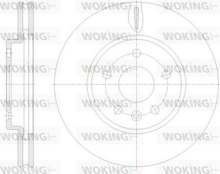 Woking D61793.10 - Bremžu diski www.autospares.lv