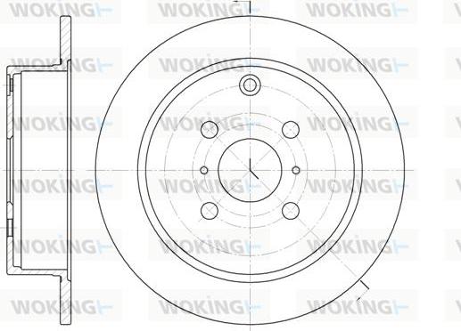 Woking D6805.00 - Bremžu diski www.autospares.lv