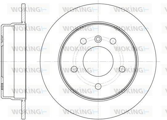 Woking D6831.00 - Bremžu diski autospares.lv