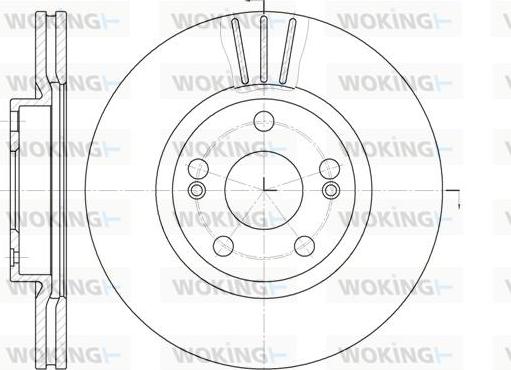 Woking D6301.10 - Bremžu diski www.autospares.lv