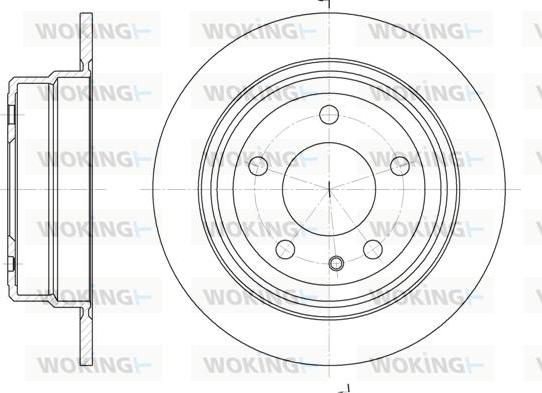 Woking D6308.00 - Bremžu diski www.autospares.lv