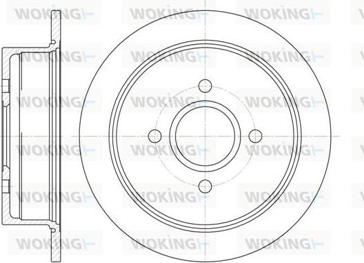 Woking D6250.00 - Bremžu diski www.autospares.lv