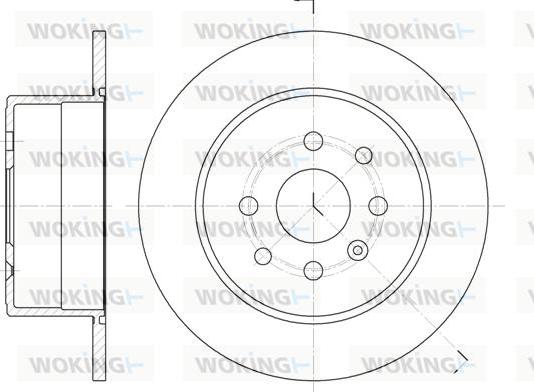 Woking D6252.00 - Bremžu diski www.autospares.lv