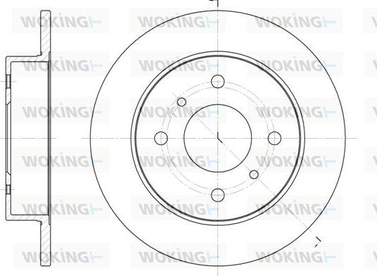 Woking D6200.00 - Bremžu diski www.autospares.lv