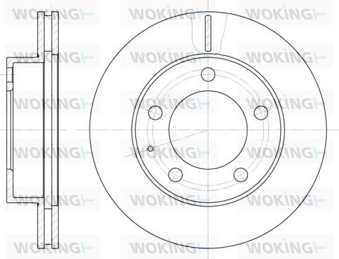 Woking D6203.10 - Bremžu diski www.autospares.lv