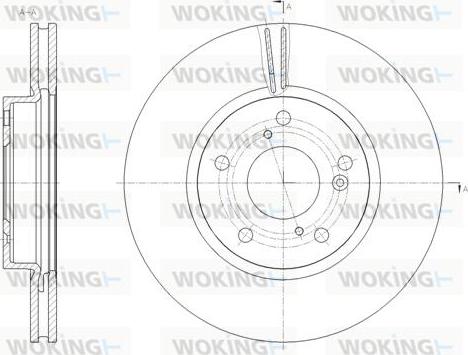 Woking D62112.10 - Bremžu diski www.autospares.lv