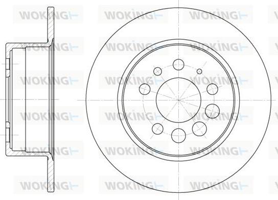 Woking D6283.00 - Bremžu diski autospares.lv