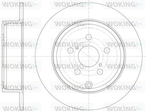 Woking D6700.00 - Bremžu diski www.autospares.lv