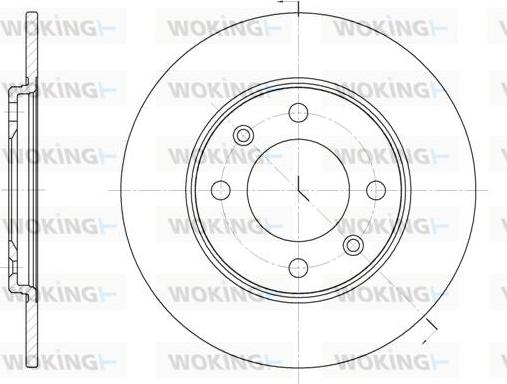 Woking D6714.00 - Тормозной диск www.autospares.lv