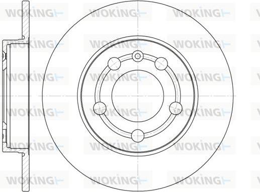 Woking D6718.00 - Bremžu diski www.autospares.lv