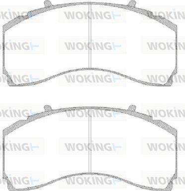 Woking JSA 15803.10 - Brake Pad Set, disc brake www.autospares.lv