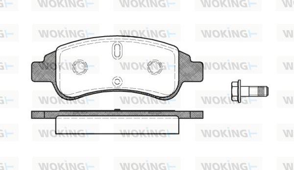 Woking P9403.30 - Bremžu uzliku kompl., Disku bremzes www.autospares.lv