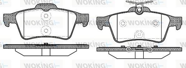 Woking P9423.40 - Bremžu uzliku kompl., Disku bremzes www.autospares.lv