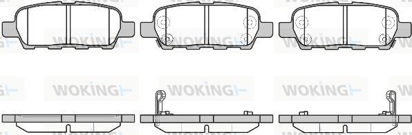 Woking P9763.29 - Bremžu uzliku kompl., Disku bremzes autospares.lv