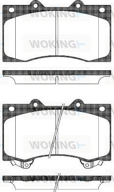 HELLA T2044 - Bremžu uzliku kompl., Disku bremzes www.autospares.lv