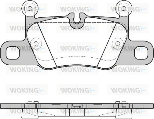 Woking P16143.00 - Bremžu uzliku kompl., Disku bremzes www.autospares.lv