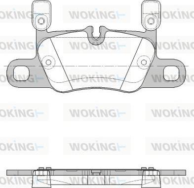 Woking P16143.20 - Bremžu uzliku kompl., Disku bremzes www.autospares.lv