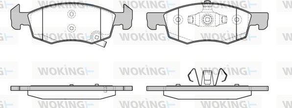 Woking P17343.02 - Bremžu uzliku kompl., Disku bremzes www.autospares.lv