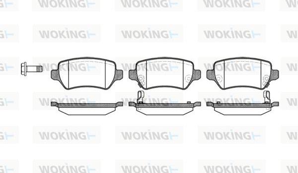 Wonder 102050302 - Brake Pad Set, disc brake www.autospares.lv