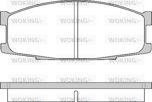 Woking P3833.00 - Bremžu uzliku kompl., Disku bremzes autospares.lv