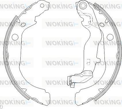 Woking Z4444.00 - Bremžu loki autospares.lv