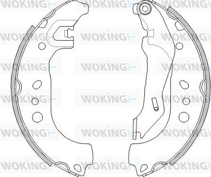 Woking Z4445.00 - Bremžu loki autospares.lv