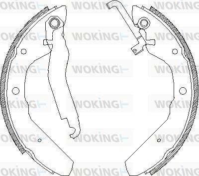 Woking Z4403.00 - Bremžu loki www.autospares.lv