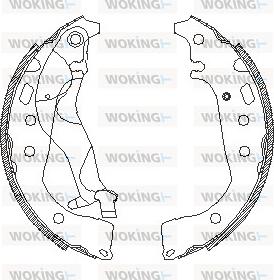 Woking Z4556.01 - Bremžu loki autospares.lv