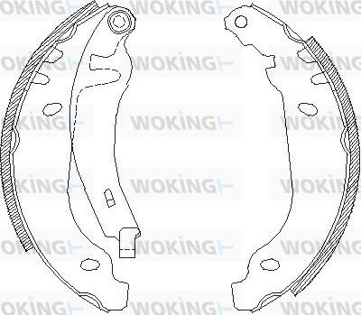 Woking Z4506.01 - Bremžu loki www.autospares.lv