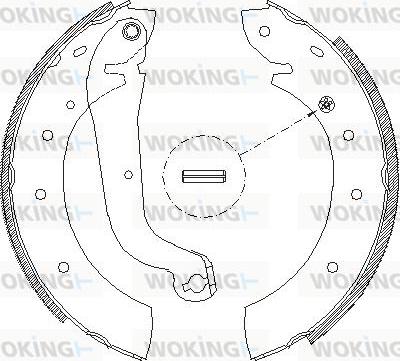 Woking Z4514.00 - Bremžu loki autospares.lv