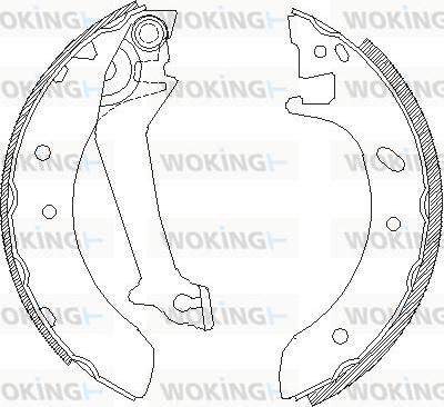 Woking Z4512.00 - Bremžu loki autospares.lv