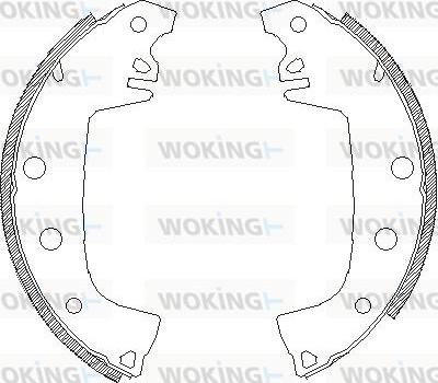 Woking Z4655.00 - Bremžu loki autospares.lv