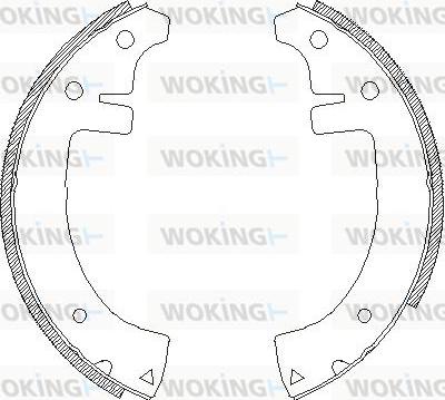 Woking Z4653.00 - Bremžu loki www.autospares.lv