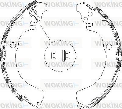 Woking Z4664.00 - Bremžu loki www.autospares.lv