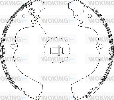 Woking Z4663.00 - Bremžu loki autospares.lv